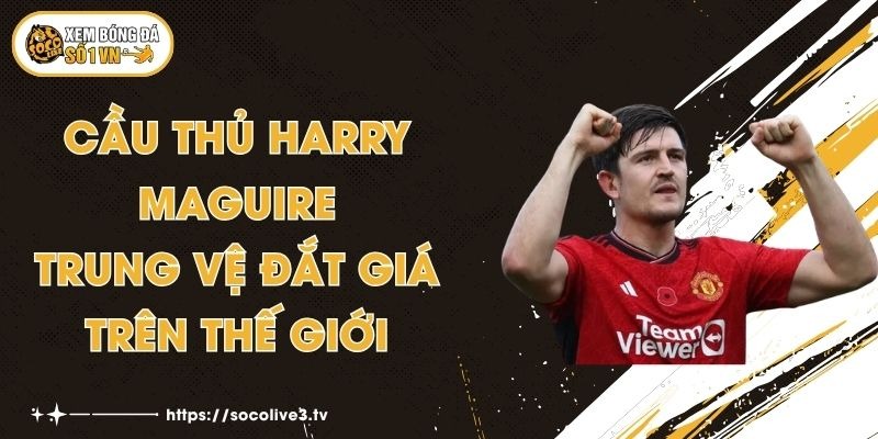 Cầu Thủ Harry Maguire - Trung Vệ Đắt Giá Trên Thế Giới 1 Cầu Thủ Harry Maguire - Trung Vệ Đắt Giá Trên Thế Giới