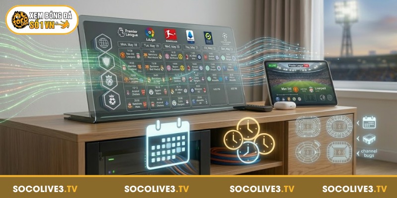 Trang chủ 257 Lịch thi đấu được Socolive update nhanh chóng mỗi ngày